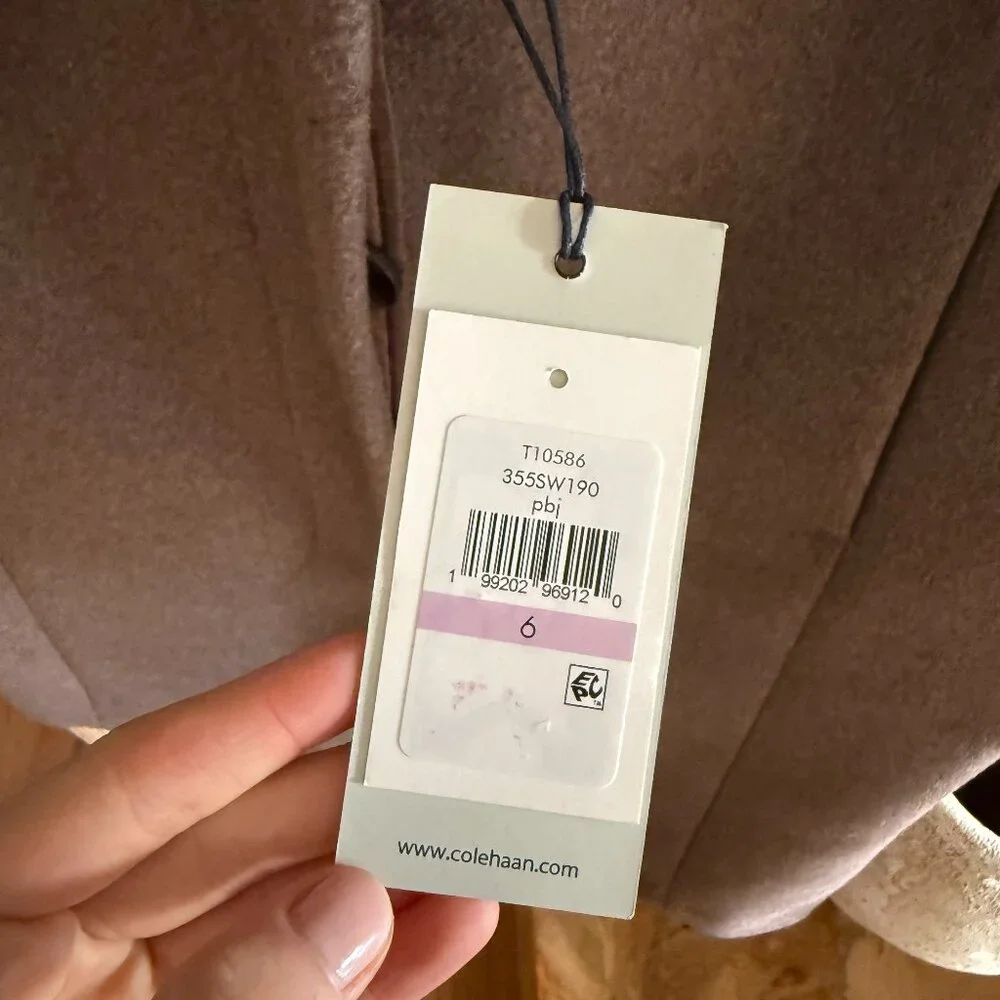 Cole Haan Knotch Lapel Wool Coat - Picture 4 of 6